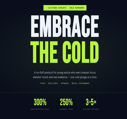 Embrace the Cold - Mental Health & Healthy Mindset Playbook